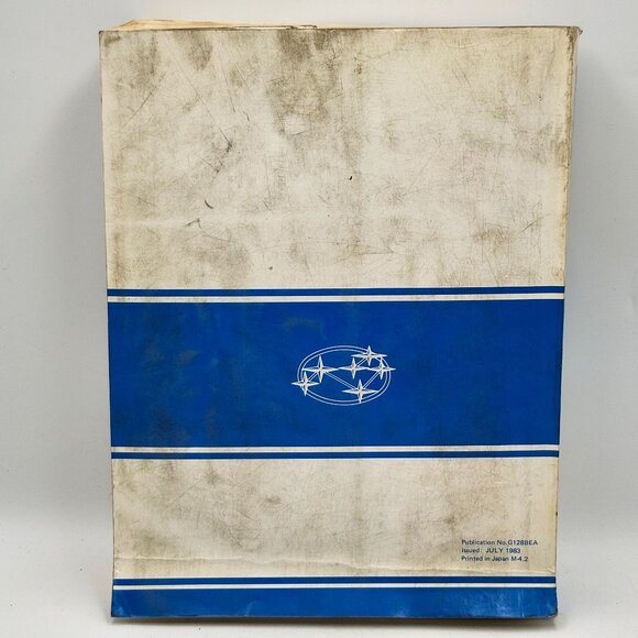 Subaru 1600 1800 Service Manual Engine And Body 1984 Fuji Heavy Industries - Picture 2 of 5